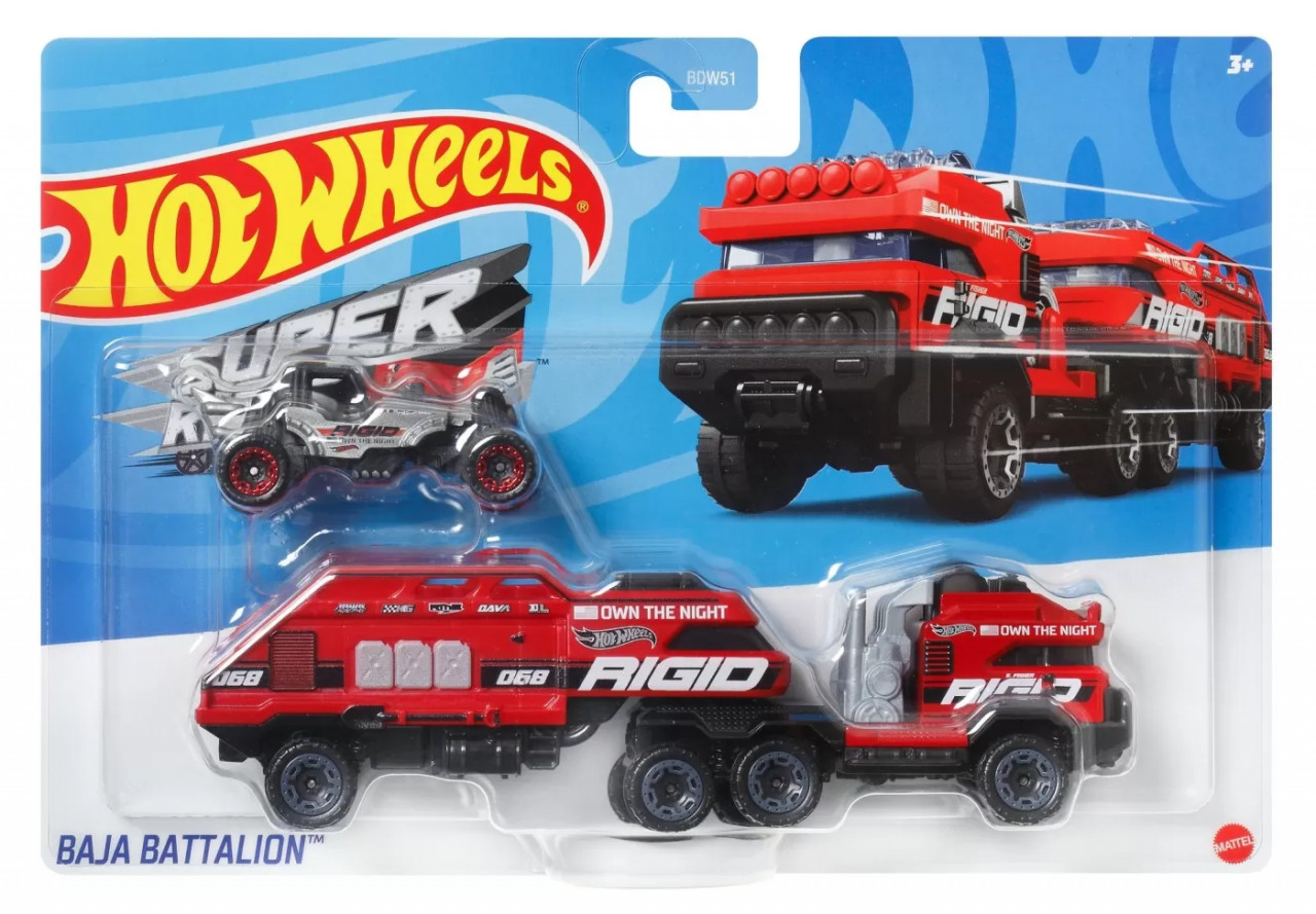 Esell Ro Set Camion Si Masina Sport Hot Wheels Baja Battalion