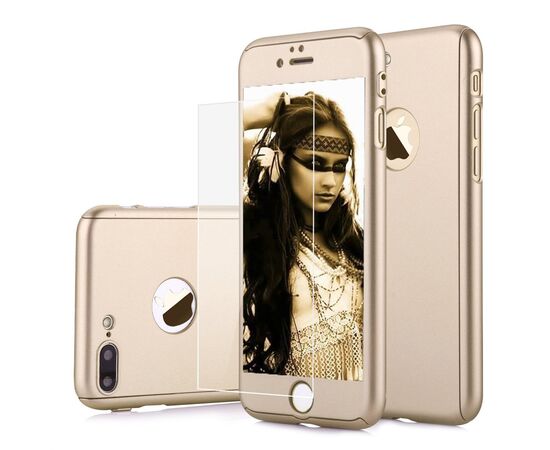 Discourage impression tired eSell.ro ⋆ Carcasa 360 telefon Apple Iphone 6/6S Plus Ultrasubtire Gold + Folie  Sticla Securizata