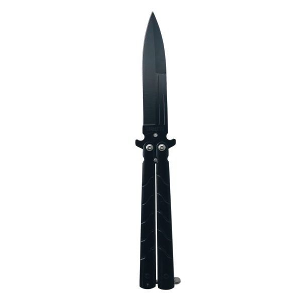 Set baioneta Navy, Spear Point si cutit balisong, butterfly, Spear Point, 32 cm - imagine 3