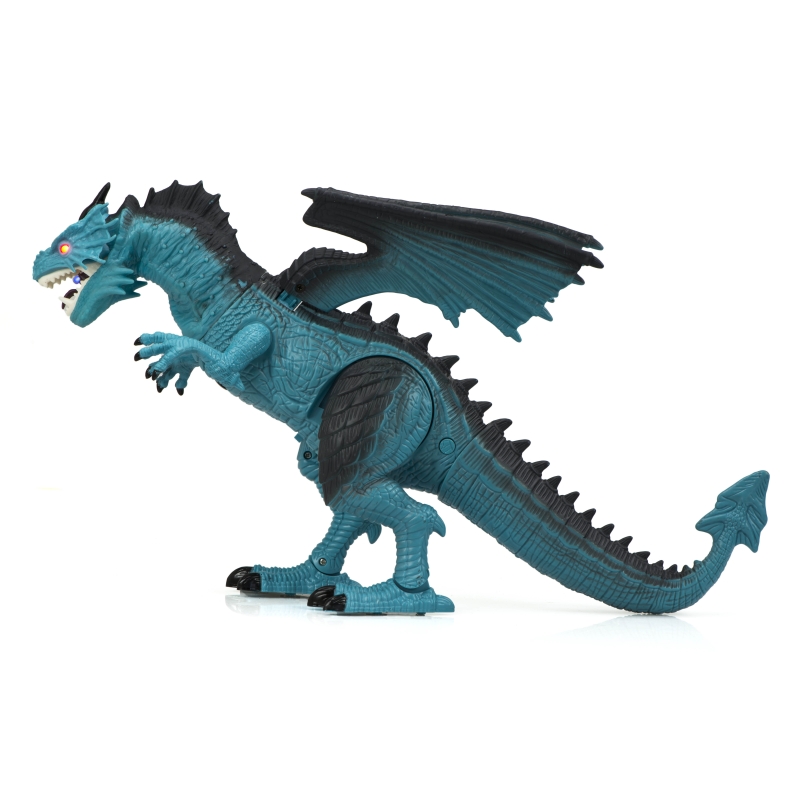 mount waste away Thereby eSell.ro ⋆ Jucarie Dinozaur RC Dragon, cu lumini si aburi, Gonga Albastru