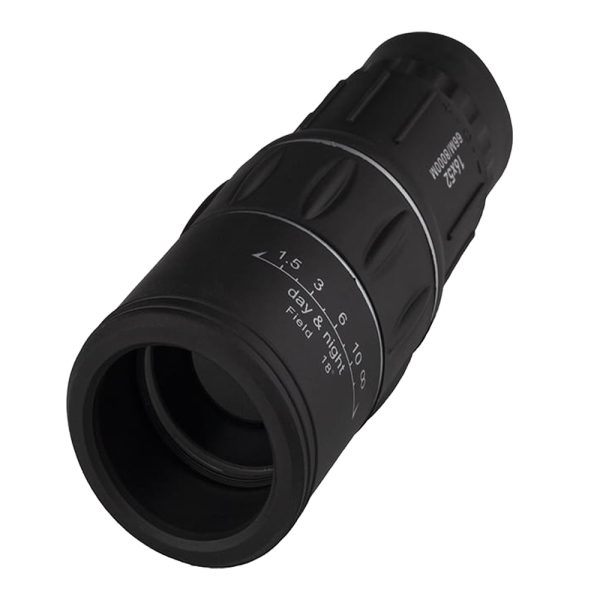 Monocular IdeallStore®, Hawk Sight, 16x52, negru, 15 cm, husa inclusa - imagine 2