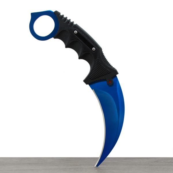 Cutit Karambit, albastru, 18.5 cm - imagine 2