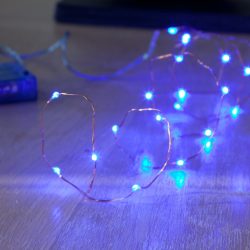 Instalatie Craciun, 40 m, 400 Led-uri, Liniara, Albastru, 8 jocuri de lumini, Transformator, Interconectabila, Prelungitor 5 m inclus, Fir Cupru, Flippy - imagine 2