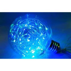 Instalatie Craciun, 40 m, 400 Led-uri, Liniara, Albastru, 8 jocuri de lumini, Transformator, Interconectabila, Prelungitor 5 m inclus, Fir Cupru, Flippy - imagine 4