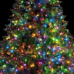 Instalatie Craciun, 80 m, 800 Led-uri ,Liniara, Multicolor, 8 jocuri de lumini, Transformator, Interconectabila, Prelungitor 3 m inclus, Fir Transparent, Flippy - imagine 2