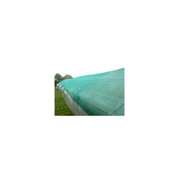 Plasa de umbrire, HDPE, 80 g/mp, grad de umbrire 80%, verde, 50x1.8 m - imagine 6