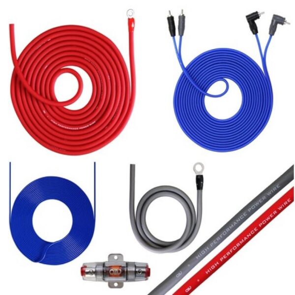 Kit cabluri pentru instalare amplificator auto, grosime 10mm² - imagine 2