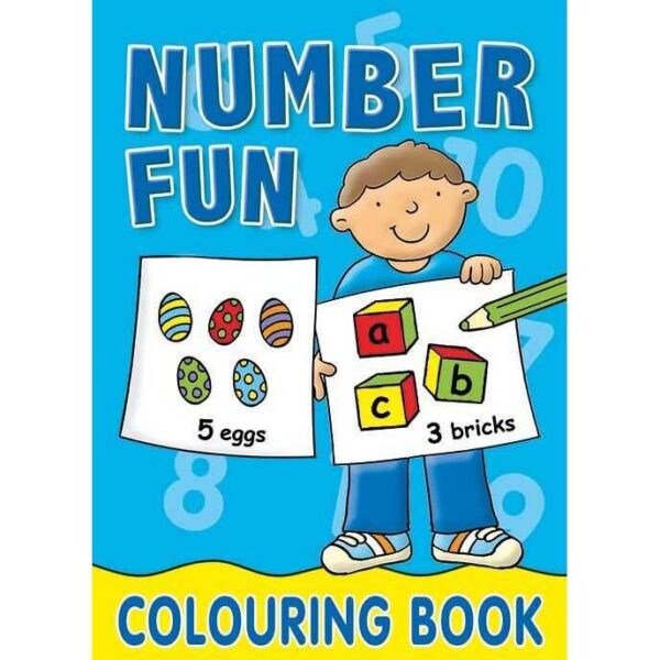 Carte de colorat Early Learning Numbers Alligator AB2618OMCB34