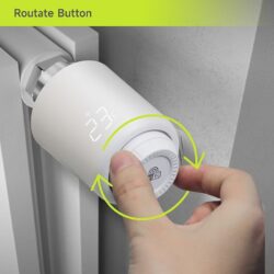 Termostat inteligent pentru calorifer, zigbee, programabil, control vocal google assistant, alexa - imagine 9