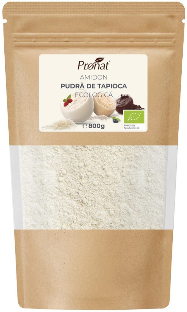 Amidon pudra de tapioca bio, 800g Pronat - imagine 2