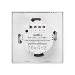 Intrerupator Smart  cu Touch WiFi + RF 433 Sonoff T2 EU TX, (3 canale) - imagine 4