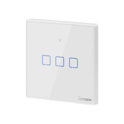 Intrerupator Smart  cu Touch WiFi + RF 433 Sonoff T2 EU TX, (3 canale) - imagine 3