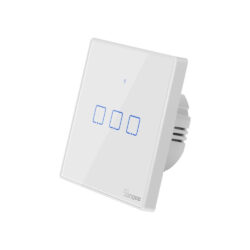 Intrerupator Smart  cu Touch WiFi + RF 433 Sonoff T2 EU TX, (3 canale) - imagine 2