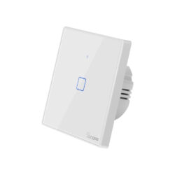 Intrerupator Smart  cu Touch WiFi + RF 433 Sonoff T2EU1C TX, (1 canal) - imagine 2