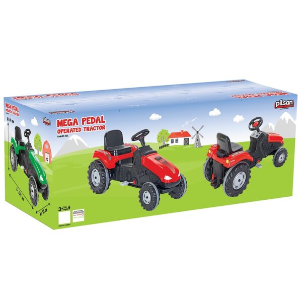 Tractor cu pedale Pilsan Mega 07-321 red - imagine 3