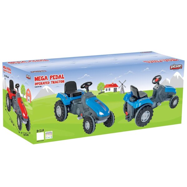 Tractor cu pedale Pilsan Mega 07-321 red - imagine 4