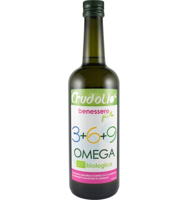 Ulei bio omega 3+6+9, 750ml Crudolio