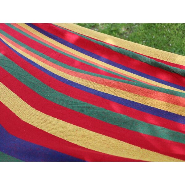 Hamac dublu, Verk Group, bumbac, multicolor, max 200 kg, 200x150 cm - imagine 3