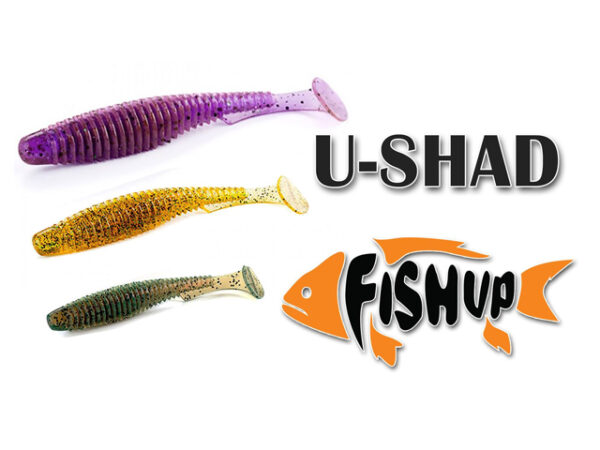 FishUp U-Shad 10.1cm #026 Flo Chartreuse Green - imagine 2