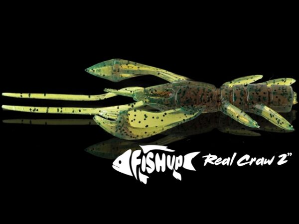 FishUp Real Craw 3.8cm #036 Caramel Green and Black - imagine 2