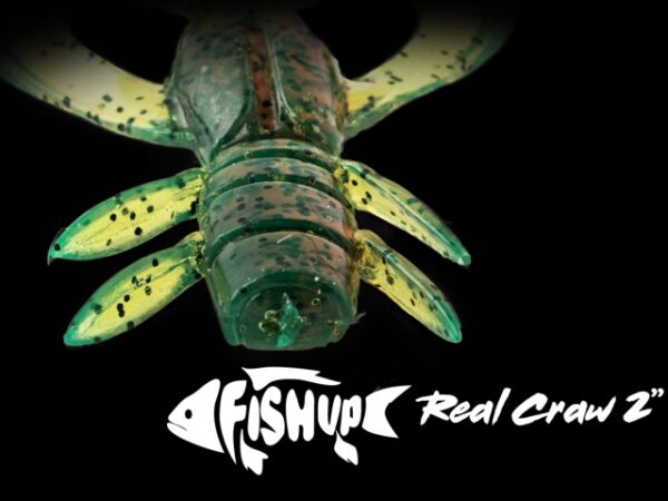 FishUp Real Craw 3.8cm #036 Caramel Green and Black - imagine 4