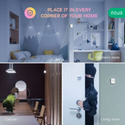 Senzor Smart de Miscare PIR NOUS E2, ZigBee - imagine 6