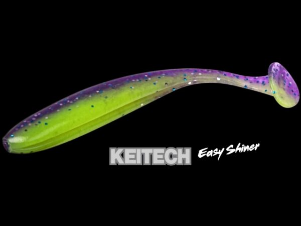 Shad Keitech Easy Shiner Grape Chart Red Flake EA#15 - imagine 4