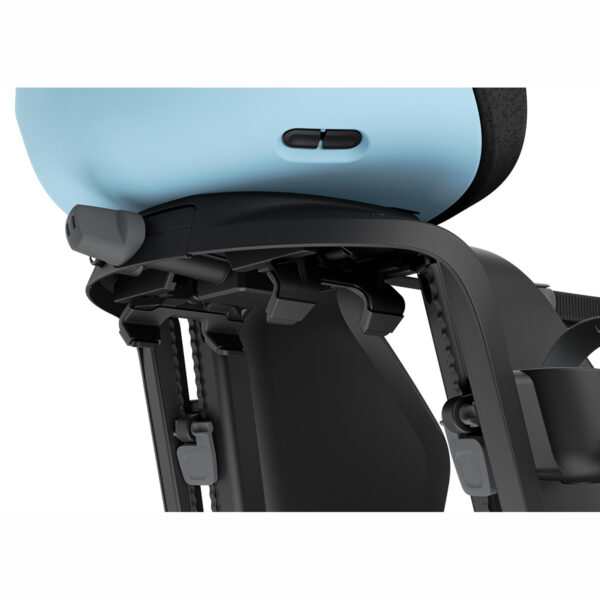 Scaun pentru copii, cu montare pe bicicleta in spate - Thule Yepp Nexxt 2 Maxi Rack mounted Aquamarine Blue - imagine 4