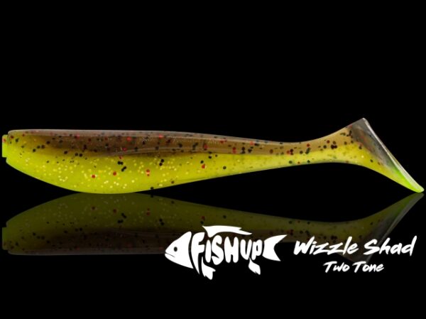 FishUp Wizzle Shad 5cm #026 Chartreuse Green - imagine 2