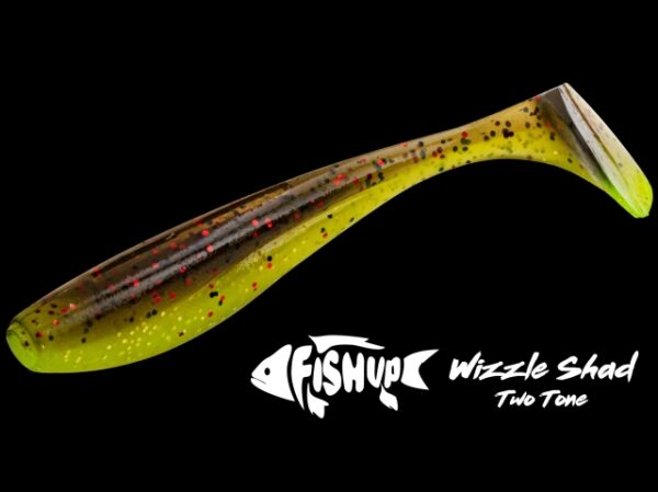 FishUp Wizzle Shad 5cm #026 Chartreuse Green - imagine 4