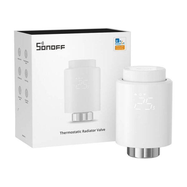 Cap termostatic inteligent Sonoff TRVZB, Zigbee 3.0 pentru calorifer - imagine 3