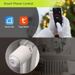 Termostat inteligent pentru calorifer, wifi, android ios, control vocal alexa, programabil - imagine 15