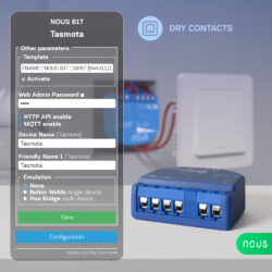 Releu wireless Nous B2T PM, 16A, Tasmota, Matter, Monitorizare energie - 1 canal, ESP32 - imagine 7