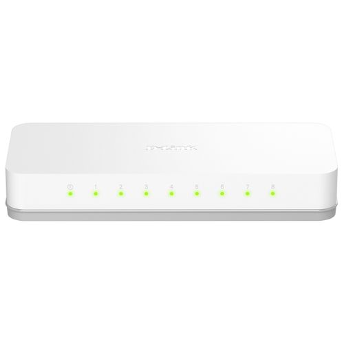 Switch 8 porturi, 10/100 Mbps, fara management - D-Link GO-SW-8E
