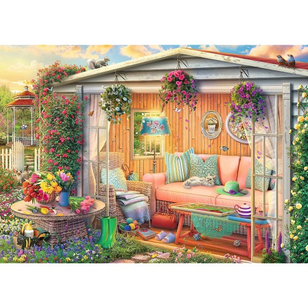 PUZZLE TREFL 1000 PREMIUM PLUS TEA TIME LOCUL MEU PREFERAT - imagine 2