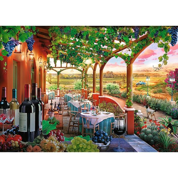 PUZZLE TREFL 1000 PREMIUM PLUS TEA TIME PODGORIA ITALIANA - imagine 2