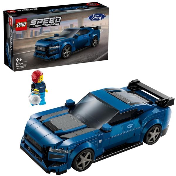 LEGO SPEED CHAMPIONS MASINA SPORT FORD MUSTANG DARK HORSE 76920 - imagine 3