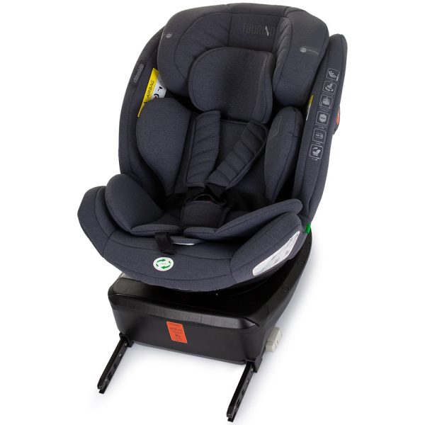 Scaun auto Chipolino Tourino I-Size 40-150 cm granite cu sistem Isofix - imagine 10