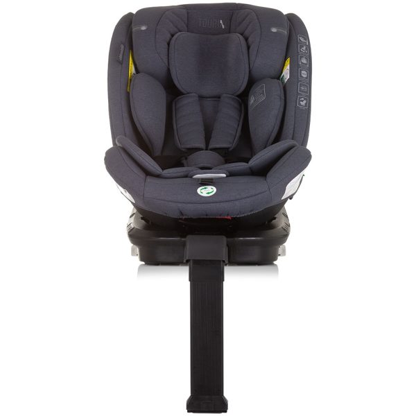 Scaun auto Chipolino Tourino I-Size 40-150 cm granite cu sistem Isofix - imagine 3