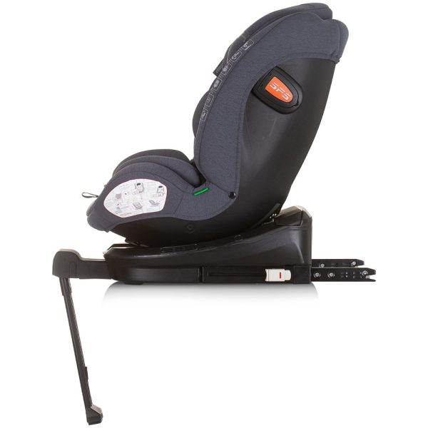 Scaun auto Chipolino Tourino I-Size 40-150 cm granite cu sistem Isofix - imagine 4