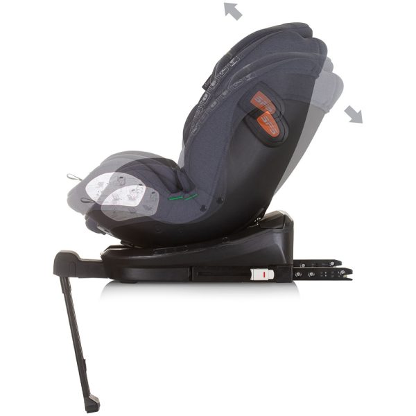 Scaun auto Chipolino Tourino I-Size 40-150 cm granite cu sistem Isofix - imagine 5