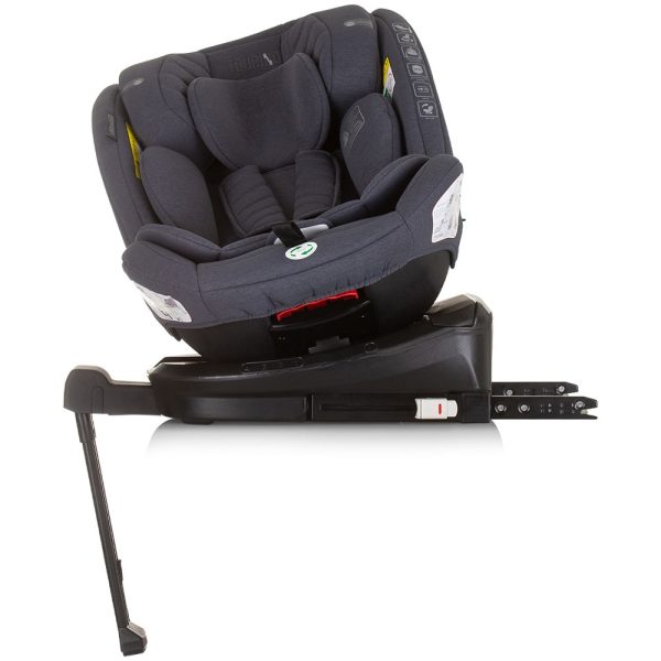 Scaun auto Chipolino Tourino I-Size 40-150 cm granite cu sistem Isofix - imagine 6