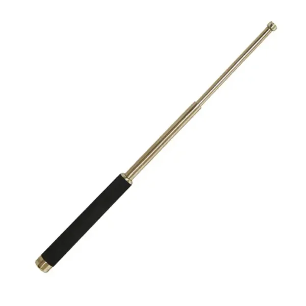 Baston Telescopic Din Otel, 64 Cm, 3 Sectiuni, Auriu, Husa, 635 G , A1