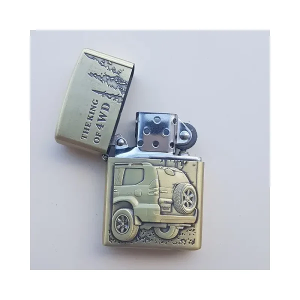 Bricheta Tip Zippo, 3d Relief, Metalica, King Of 4wd M4 - imagine 3