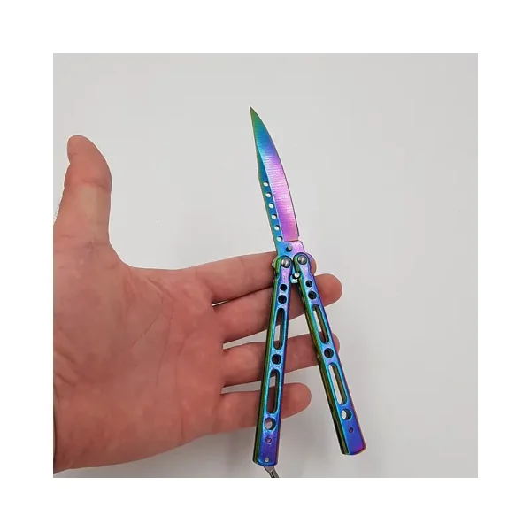 Cutit, Briceag Fluture, Butterfly, Balisong 25 Cm, Fade Clasic - imagine 2