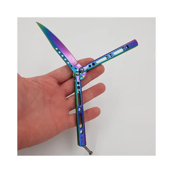 Cutit, Briceag Fluture, Butterfly, Balisong 25 Cm, Fade Clasic - imagine 3