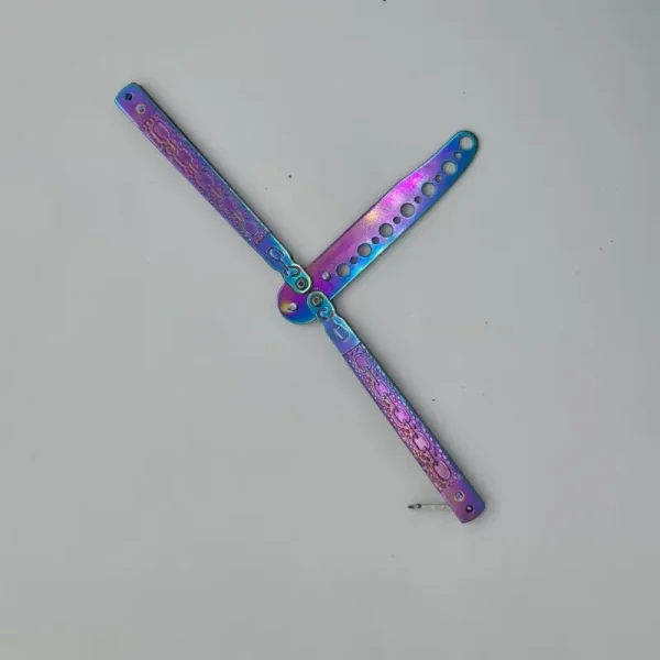 Cutit Fluture Butterfly, Balisong 21.50cm, Fade Clasic, Fara Tais, De Antrenament - imagine 2