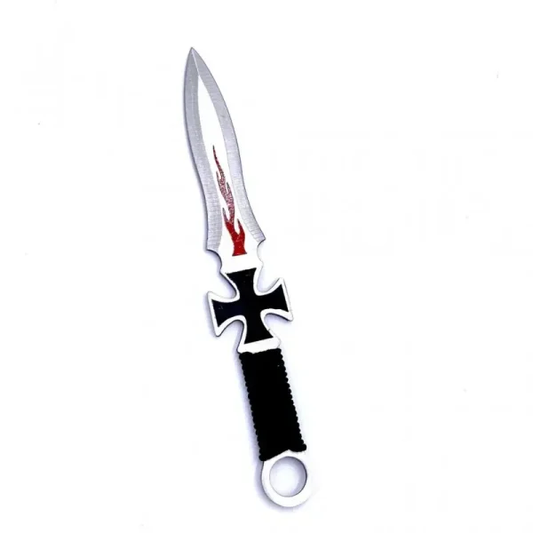 Cutite Ninja De Aruncat In Copaci,18 Cm, Negru, Cruce