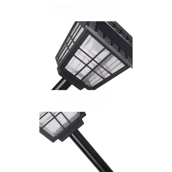 Lampa solara de tip stalp pentru gradina, Flippy, Alb Rece - imagine 5