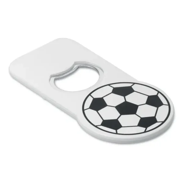 Desfacator De Sticle Imprimeu Fotbal Si Magnet, 9.5x5x0.5cm - imagine 2